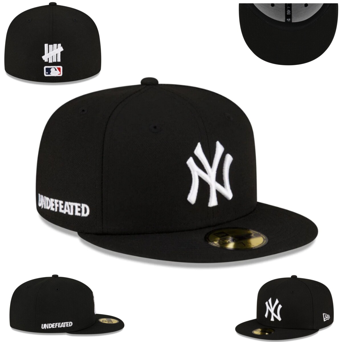 Men's New York Yankees Undefeated 59FIFTY Fitted Hat Black Cap eBay