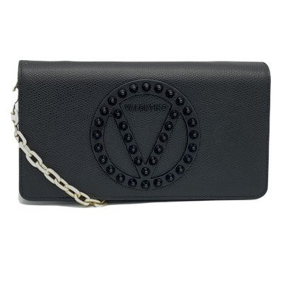 studded leather wallet
