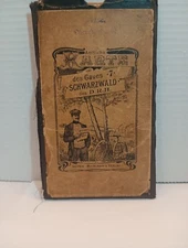 Amtliche Karte des Gaues 7 Schwarzwald German Map Of Black Forest Signed Read