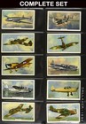 GALLAHER AEROPLANES Cigarette Cards 1939 Complete Set 48 GOOD CONDITION