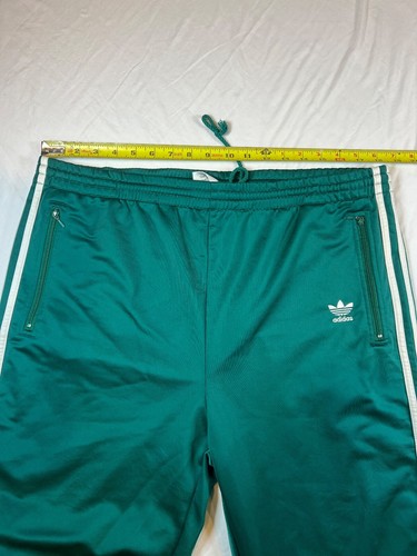 VTG Adidas Dark Green 3 Stripe TreFoil Sweatpants Mens M Athletic 90s? Relaxed - Picture 24 of 24