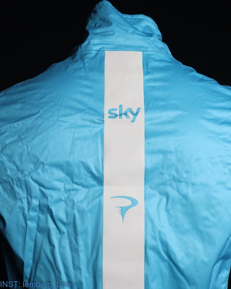 Rapha Team SKY chaleco de lluvia jinete "Ward" (pequeño) #0034 Foto 4 de 4