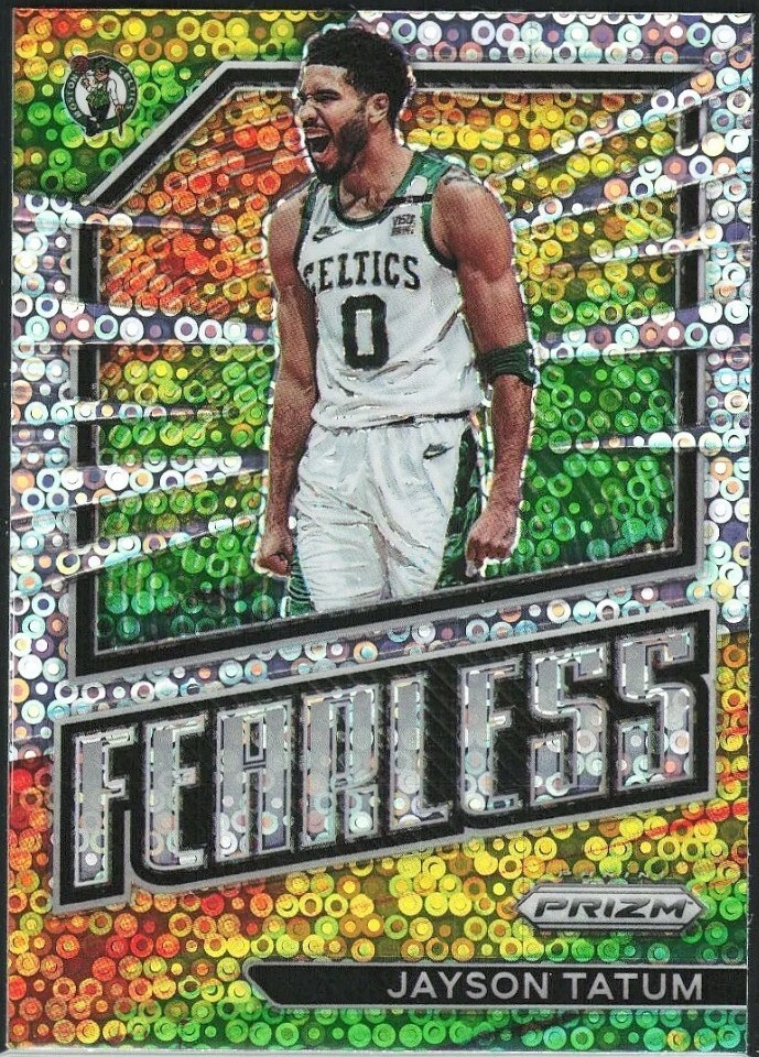 2022-23 Panini Prizm JAYSON TATUM Fearless Fast Break Disco 2022-23 Panini Prizm JAYSON TATUM Fearless Fast Break Disco
