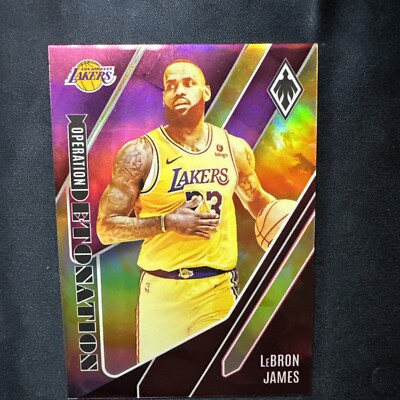 2023-24 Panini Phoenix Lebron James Operation Detonation pink /99 #8