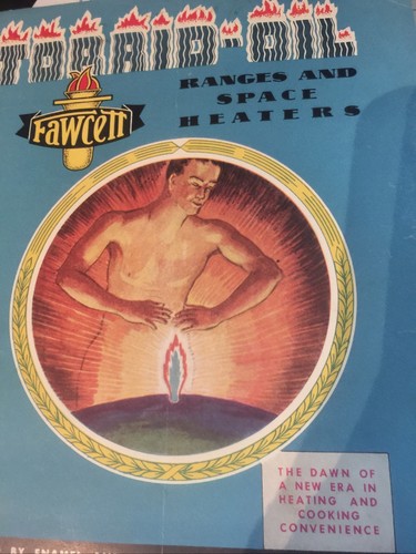 Vintage 1940's Torrid-Oil Burning heaters and furnaces Brochure Canada - 第 1/6 張圖片