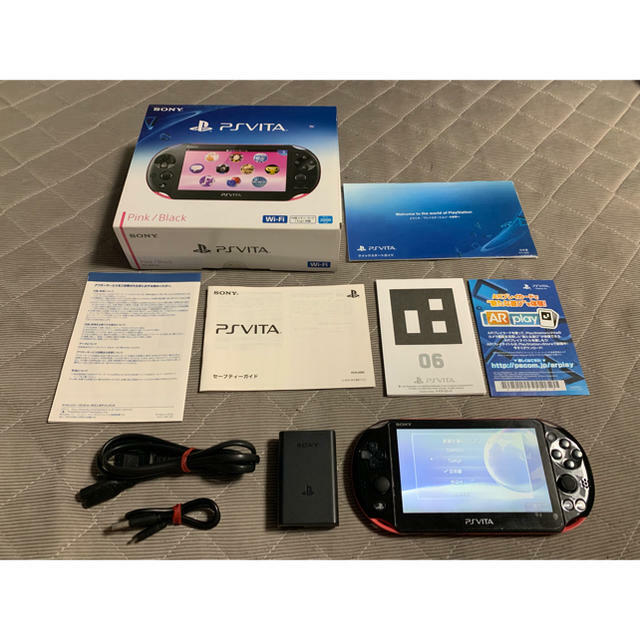 PS Playstation vita Wi-Fi model PINK BLACK PCH-2000 ZA15 PS Playstation vita Wi-Fi model PINK BLACK PCH-2000 ZA15