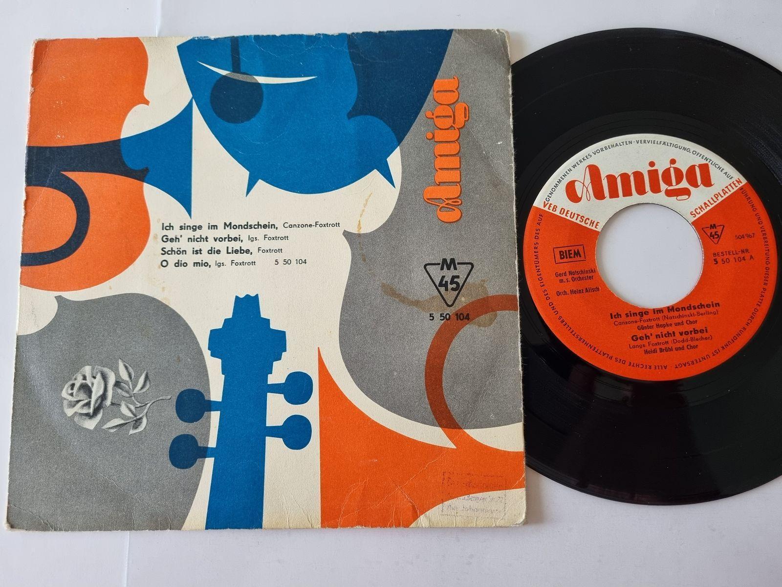7"" Single Günter Hapke/ Heidi Brühl/ Christel Schulze/ Nana Gualdi - EP Vinyl Am