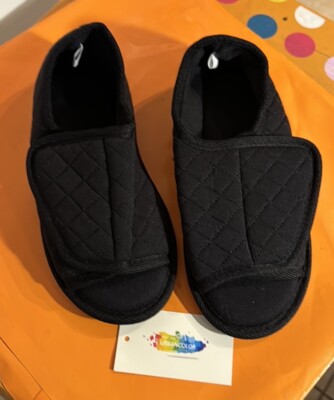 Adjustable Slippers Nonslip Sole Tag Not Attached Ladies Small 5-6 Orig $23