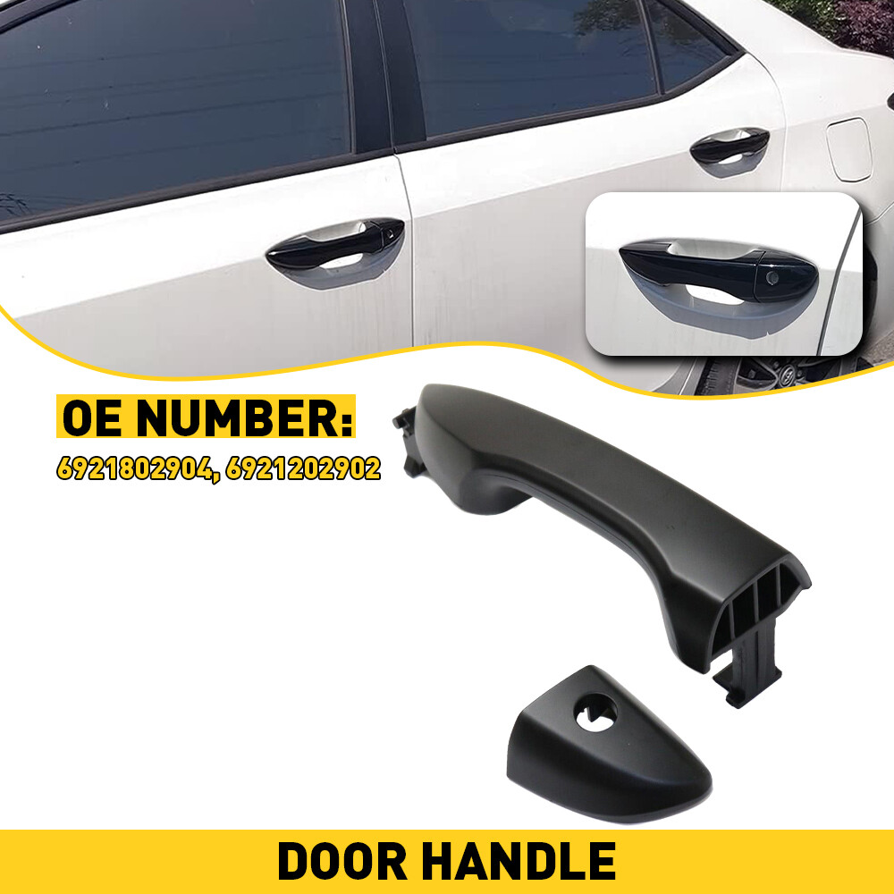 Poignée De Porte Extérieure Avant Gauche Pour Toyota Corolla 2014-2019 - Noire - Neuf - Azpartspro