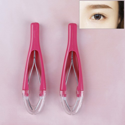 Matically retractable non-slip cosmetic eyebrow tweezers hair removal-fo - Picture 2 of 8