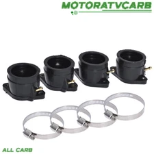ALL-CARB 4× Rubber Carburetor Intake Manifold Boots For Yamaha YZF600R FZR600R