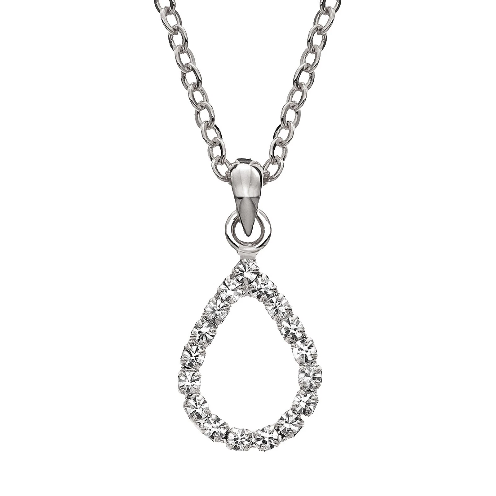 Brass Crystal Chain Fashion Necklaces & Pendants