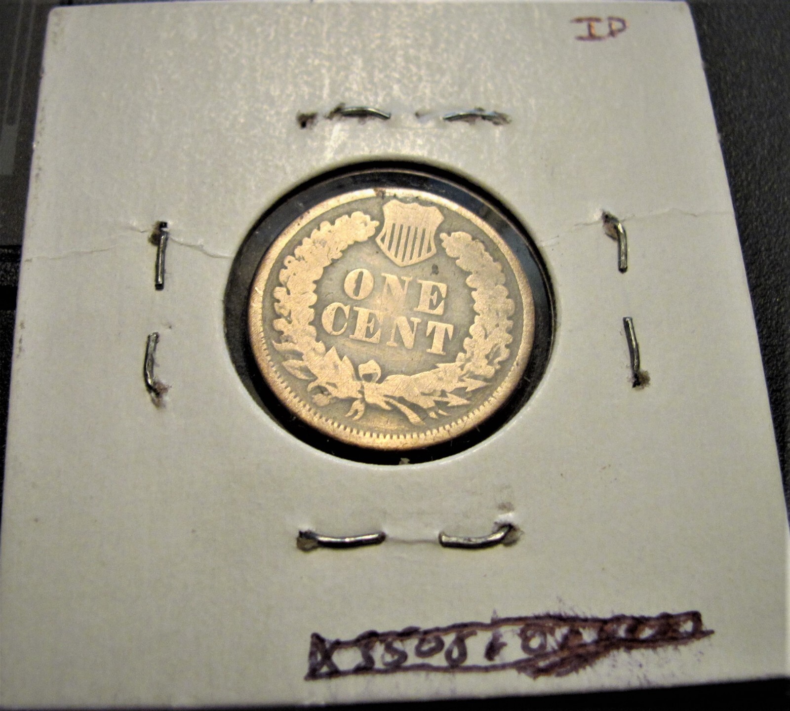 1864 L. BRONZE POINTED BUST INDIAN HEAD CENT PENNY LOT(G+. DETAIL