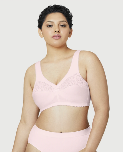 Reggiseno Glamorise supporto senza ferretto tutti i giorni cotone magico figura completa NUOVO 1001 - Foto 7 di 16