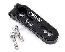Core RC CR193 Aluminum Short Servo Arm 23T (Black) (HiTec, JR, Airtronics)