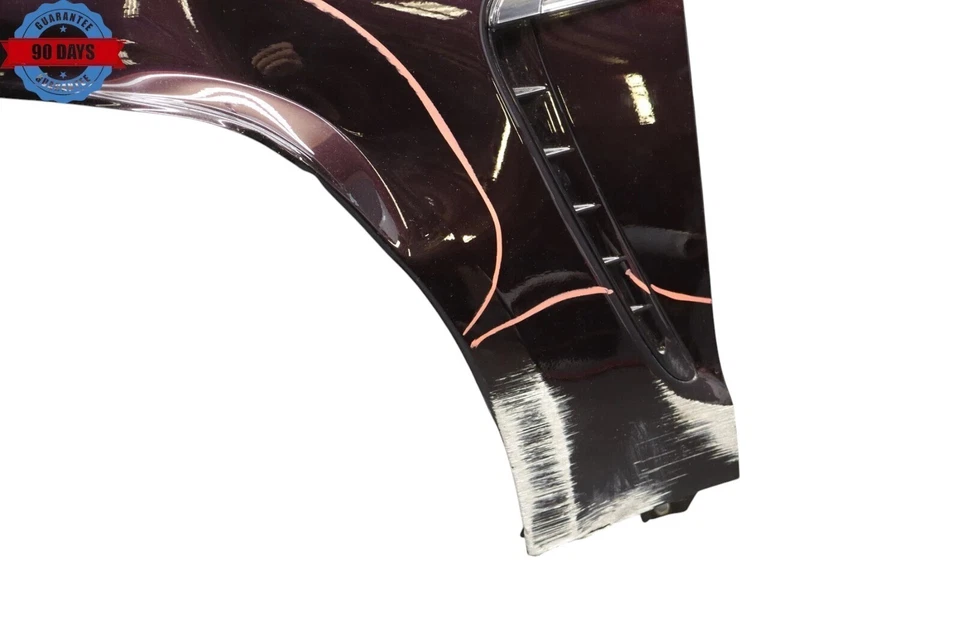 Conjunto de panel de cubierta de guardabarros delantero izquierdo Porsche Panamera 10-13 OEM Foto 4 de 4