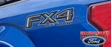 15 thru 20 F-150 OEM BLACK APPEARANCE Bedside Decals "FX4 OFF ROAD" -  Pair of 2