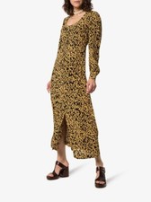 Ganni Midi Dress 36 Iconic Goldstone