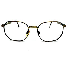 Marcolin Mod. 6160 Col. 855 Eyeglasses Frame 52-19-135 Vintage Gold Black H9408
