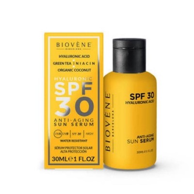 Biovene Hyaluronic SPF30 Anti-Aging Gesichtsserum 30ml Kokoswasserfest