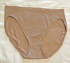 Victoria  s Secret High Leg Brief Nude Tan Womens Size Large New without tag