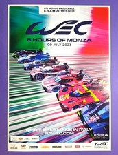 Original Rennplakat Poster, WEC 6h Monza 2023, Ferrari 499P, 30x42cm