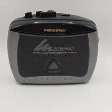 Vintage 1996 Memorex Walkman Cassette Player MB1001 Tested Works