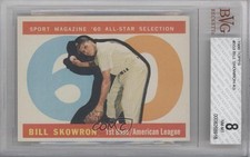 1960 Topps High # Bill Skowron Moose Skowron #553 BVG 8 0q3