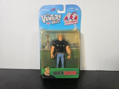Bif Bang Pow The Venture Bros Brock Samson Plain Black Shirt MOC VERY RARE New
