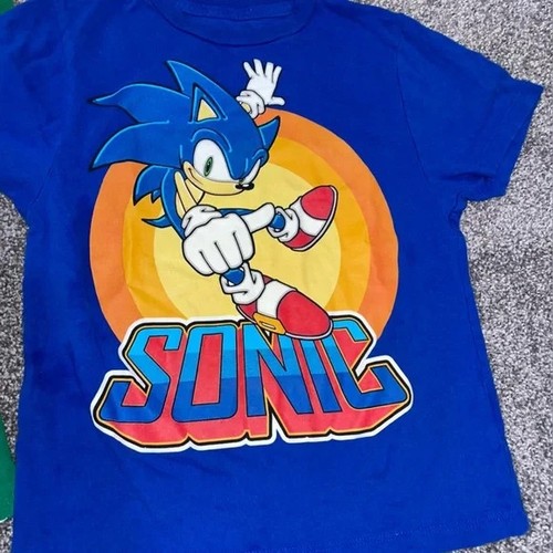 Boys Size 6 Graphic T Shirt Bundle Sonic, Hotwheels, Marvel & Hurley - Picture 7 of 9