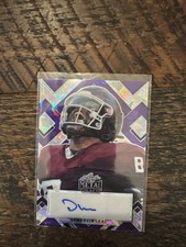 2022 Leaf Metal Draft Demarvin Leal /15 Purple Wave AU RC Texas A&M