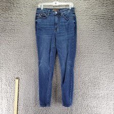 Judy Blue Jeans Womens 11/30 Blue Skinny Fit Mid-Rise Stretch Denim