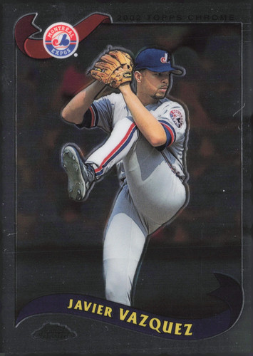 2002 Topps Chrome Javier Vazquez #504 card