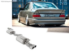  Sport-Komplettanlage Mercedes E-Klasse W124 230E 2x93x79m rechteckig