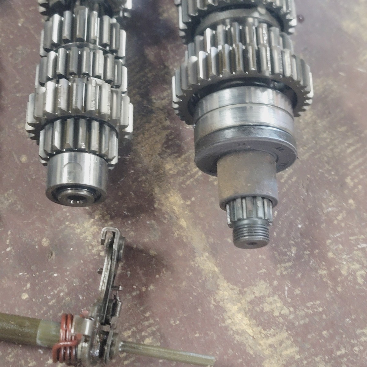 03-06 Kawasaki Z1000 Transmission Shifter Shift Shaft Drum Forks
