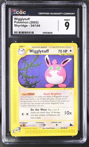 Wigglytuff graded CGC 9 for sale on eBay