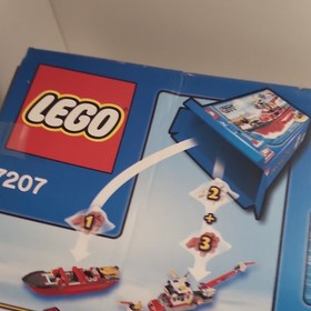 LEGO CITY Fire Boat 7207 Modular Building Complete Set 306 Pieces Box Ages 5-12