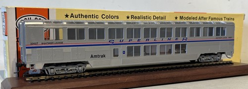 CON-COR 1/87 HO 000843 AMTRAK PHASE IV 85' SUPERLINER COACH LOUNGE BOXED 33027 | Zustand: Used