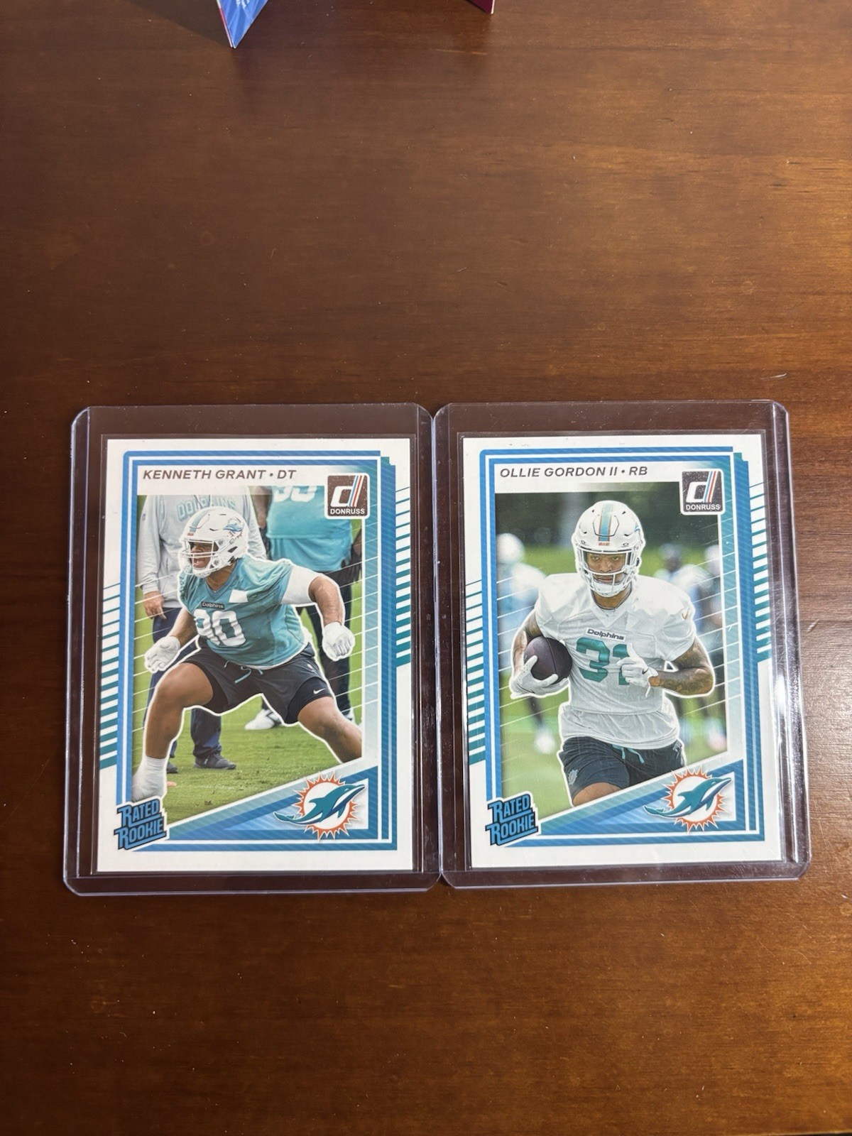 2025 Panini Donruss - Rated Rookie Ollie Gordon and Kenneth Grant (RC)