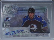 2020-21 Upper Deck Allure Quartz Autos Rookie Bowen Byram #AQ-BO Auto 0tu9