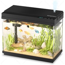 Fish Tank Smart Aquarium Kit: 2.5Gal Auto-Humidifying with Intelligent Mist S...