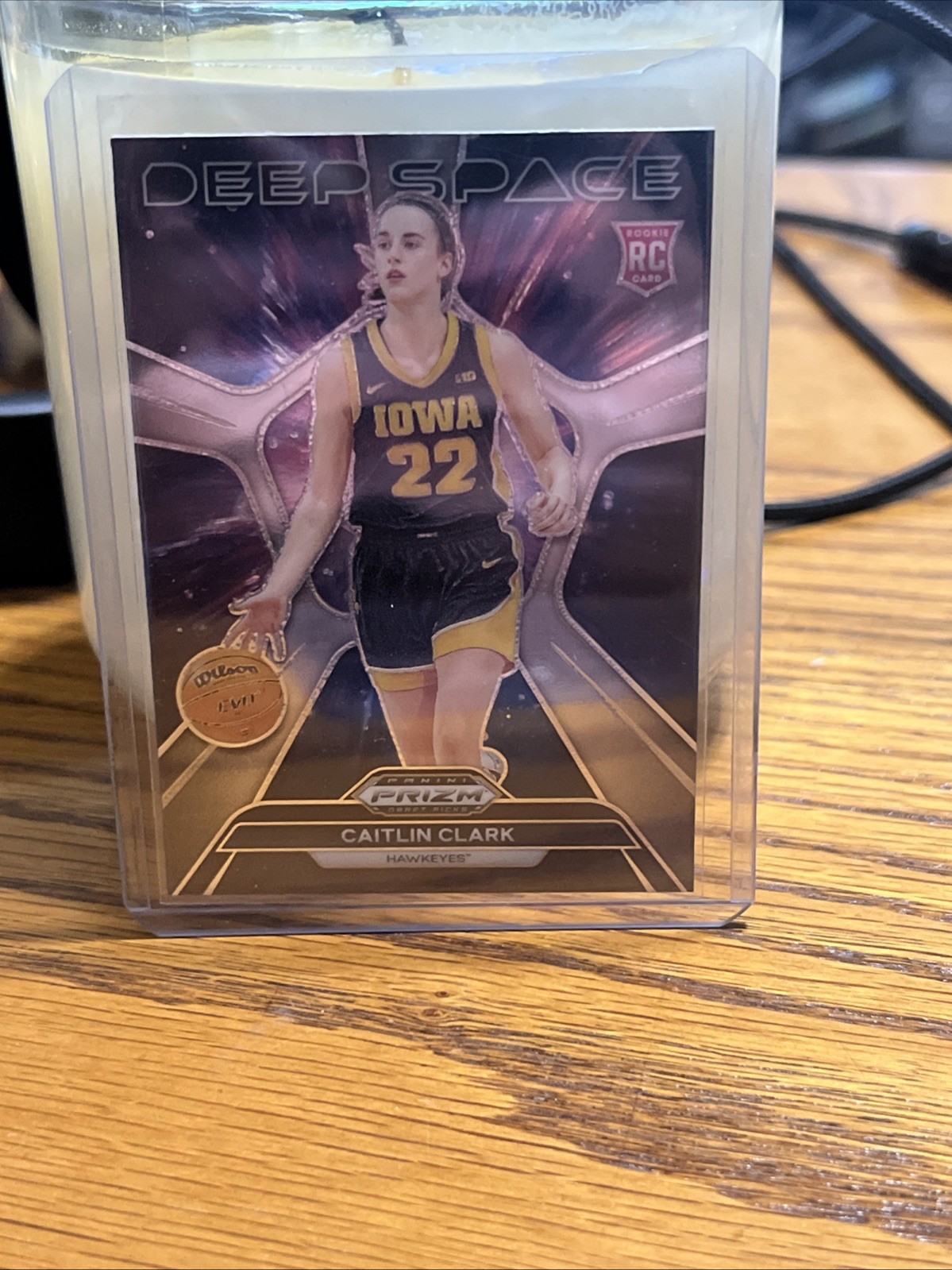 2024 Panini Prizm Draft Picks - Deep Space Caitlin Clark #8 (RC)