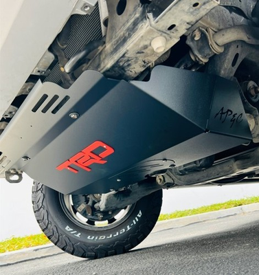#ad APC21 Custom Skid Plate Fits 05 23 Toyota Tacoma Black with Red $229.99