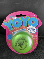 UPC 630996001943 product image for Vintage Moose's Electroplated Green Ultrasonic Chrome 2000 Yo-Yo New Sealed | upcitemdb.com