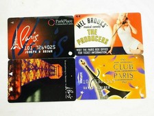 Paris Hotel and Casino Las Vegas Room and Players Club Cards 4 Types You Pick