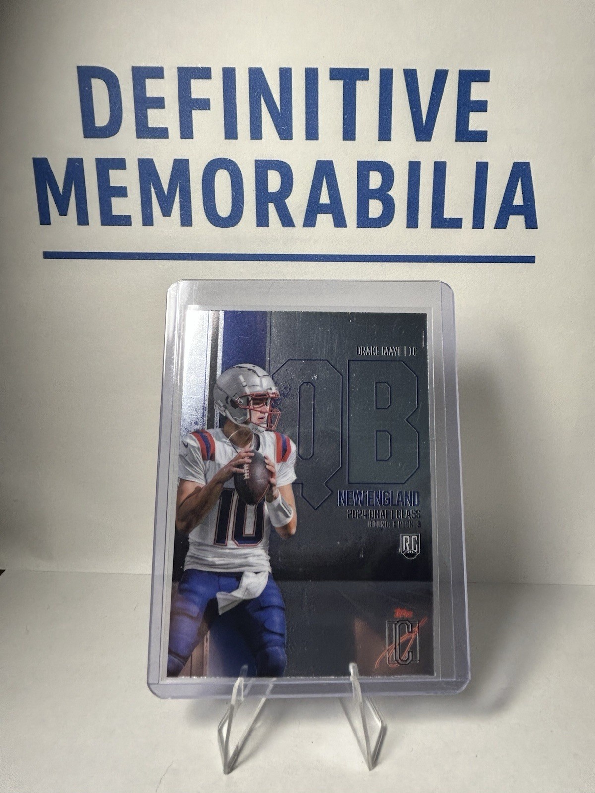 2024 Topps Signature Class Drake Maye Rookie Chrome Variation