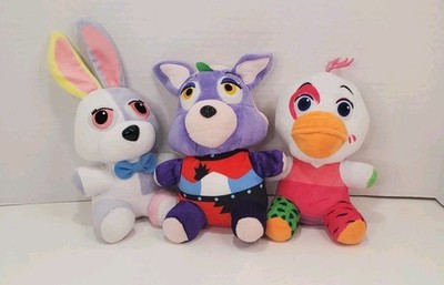 FNAF Security Breach plush Lot Of 3