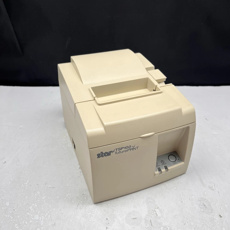 Off White Star Micronics TSP100 futurePRNT 143U POS Receipt Printer USB - Image 2 of 4