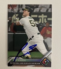 Rixon Wingrove Auto SIGNED 2023 Topps Now World Baseball Classic Australia