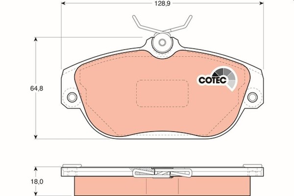 Bremsbelagsatz Vorne FüR Volvo 740 744 Kombi 745 940 944 II 945 960 964 90-98-image